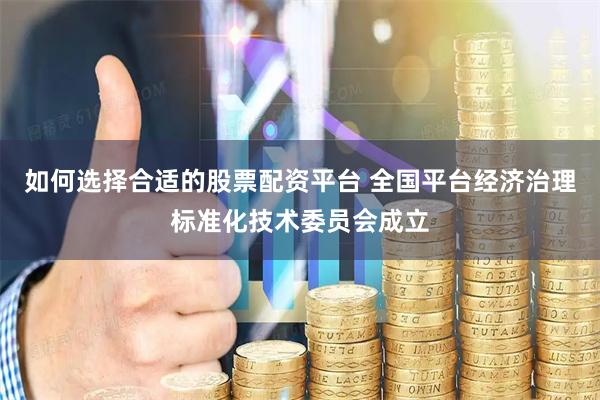 如何选择合适的股票配资平台 全国平台经济治理标准化技术委员会成立